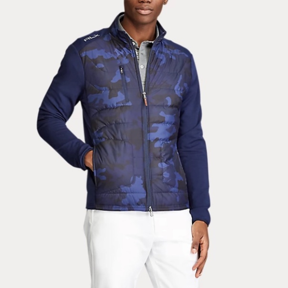 Polo Ralph Lauren Wool Puffer Front Strech Terry Golf men jacket.M